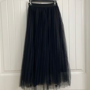 Pleated Tulle Skirt NWOT